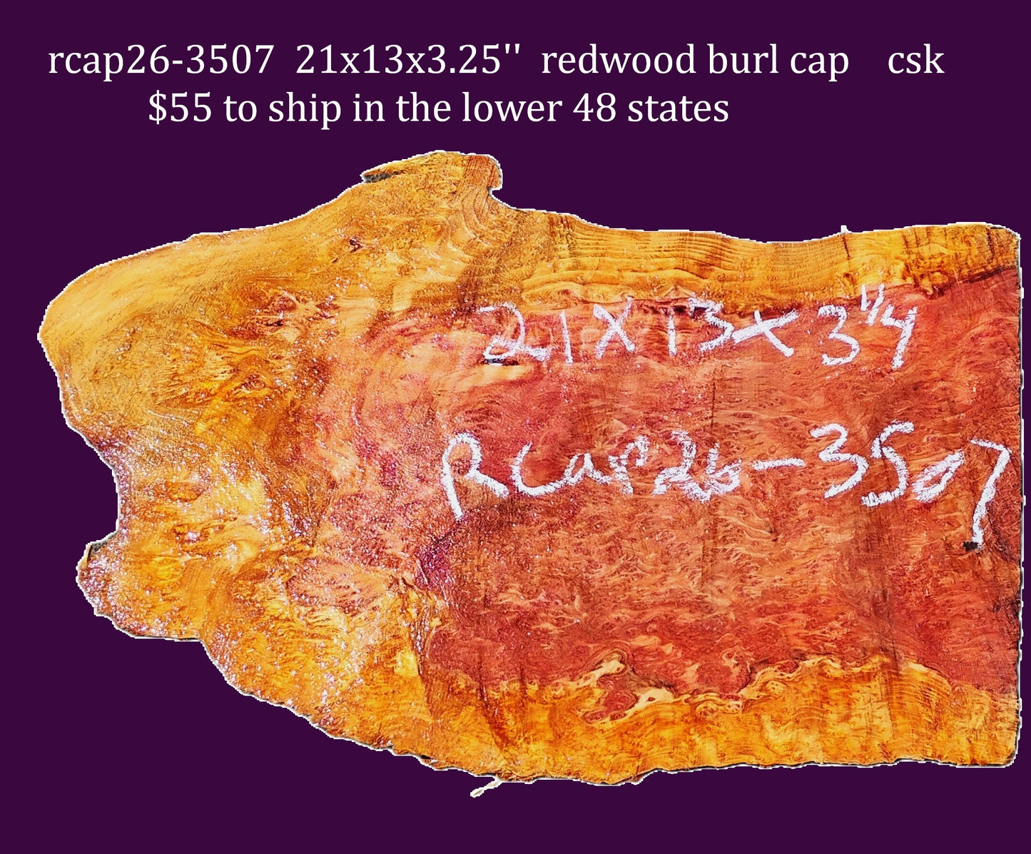 Redwood lace cap | bowl turning | DIY | Craft Wood | live edge | rcap26-3507