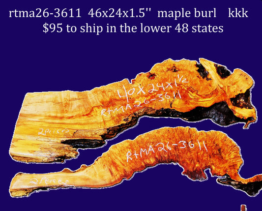 Maple Burl | river table | burl table | Craft Wood | DIY | rtMA-26-3611