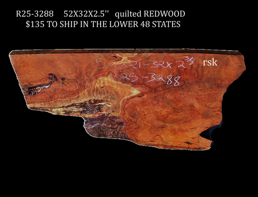 Quilted Redwood Burl | DIY | River Table | R25-3288