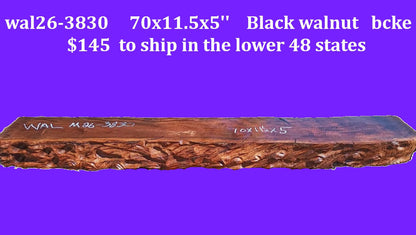 walnut mantel | Live Edge Slab | fireplace surround | DIY | wal26-3830 (Copy)