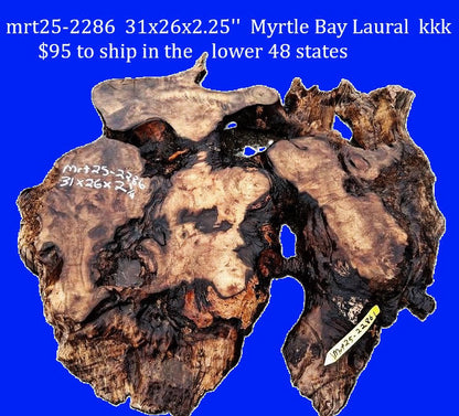 myrtle burl | river table | DIY | Live edge slab | mrt25-2286