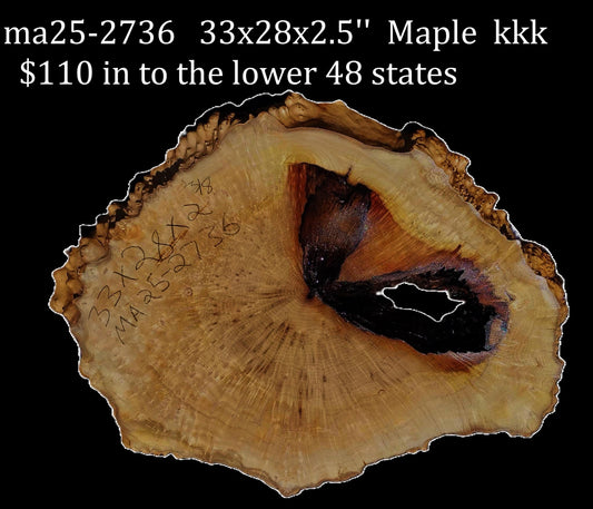 Maple Burl | Live Edge | River Table | DIY | MA25-2736
