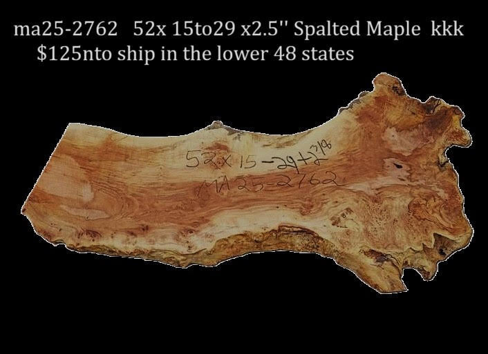 Maple Burl | Live Edge Slab | River Table | DIY | MA25-2762