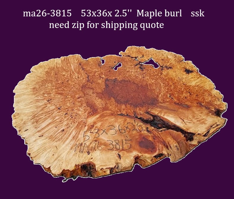 Maple Burl | DIY Crafts | Craftwood | Table | MA26-3815