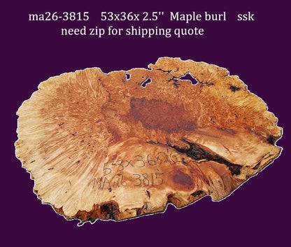 Maple Burl | DIY Crafts | Craftwood | Table | MA26-3815