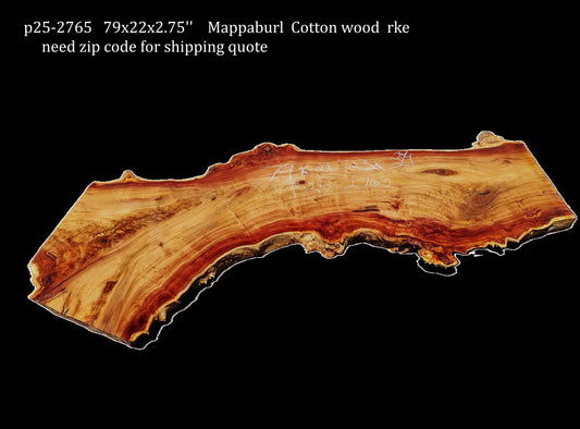 Mappa Burl | Cottonwood | Poplar | Epoxy Resin Table | DIY | P25-2765