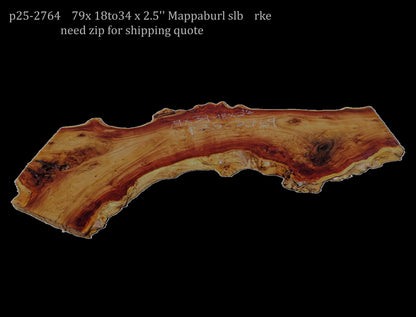 Mappa Burl | Cottonwood | Poplar | Epoxy Resin Table | DIY | P25-2764