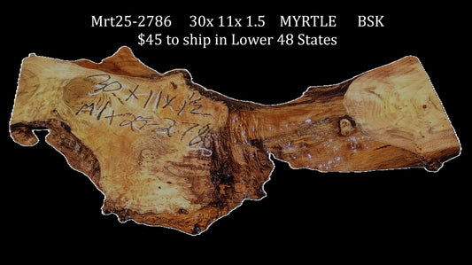 Myrtle Burl Slab | Live Edge | river table | DIY | Mrt25-2786