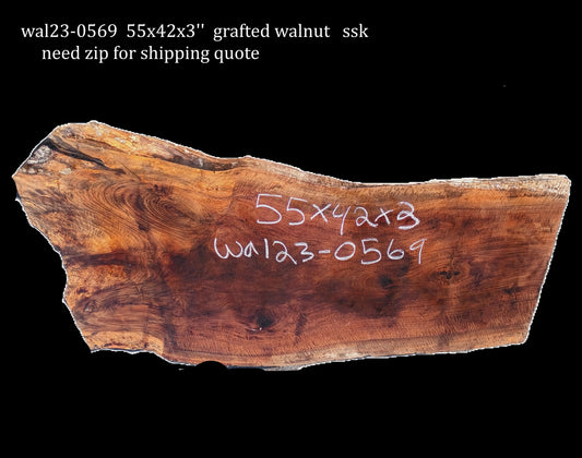 Grafted Walnut Burl | DIY | Craft Wood | River Table | Wal23-0569