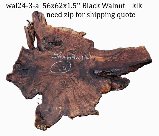 Black Walnut | DIY | Live Edge | burl table | River Table | Wal24-0003