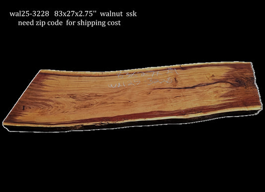 Black Walnut | DIY | Live Edge | River Table | Counter | Wal25-3228