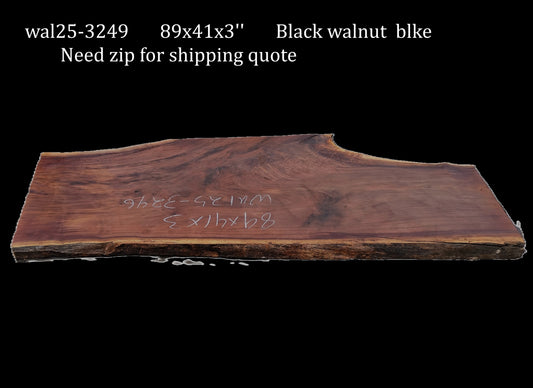 Black Walnut | DIY | Live Edge | River Table | Counter | Wal25-3246