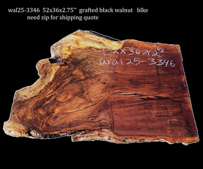 Grafted Black Walnut | DIY | Live Edge | River Table | Wal25-3346