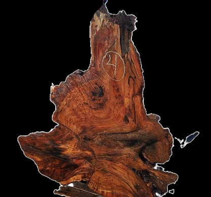 Black Walnut Slab | DIY | Live Edge | River Table | Wal26-0004