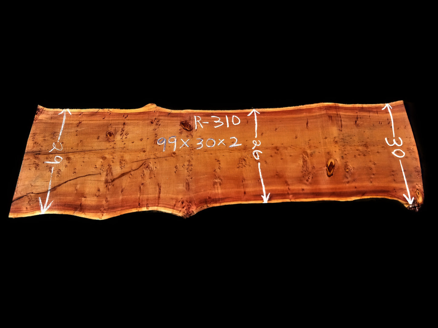 Redwood burl log slab | live edge | bsr counter | dining table | r-310