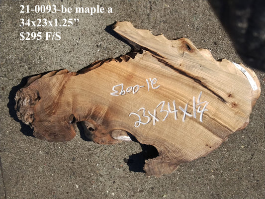 maple slab | river table | DIY crafts | 21-0093-bs