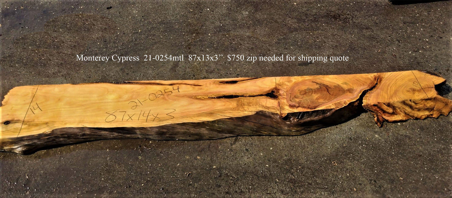 fireplace Mantel | hall table | live edge slab | craft wood | 21-0254mtl