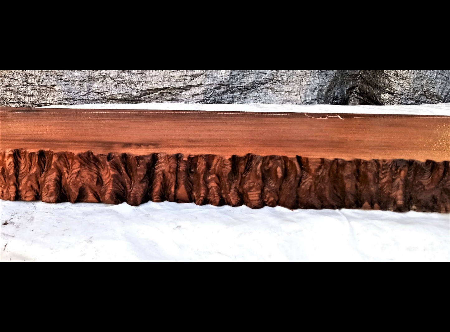 old growth redwood | hand carved | live edge | DIY craft wood | 21-0580-MT