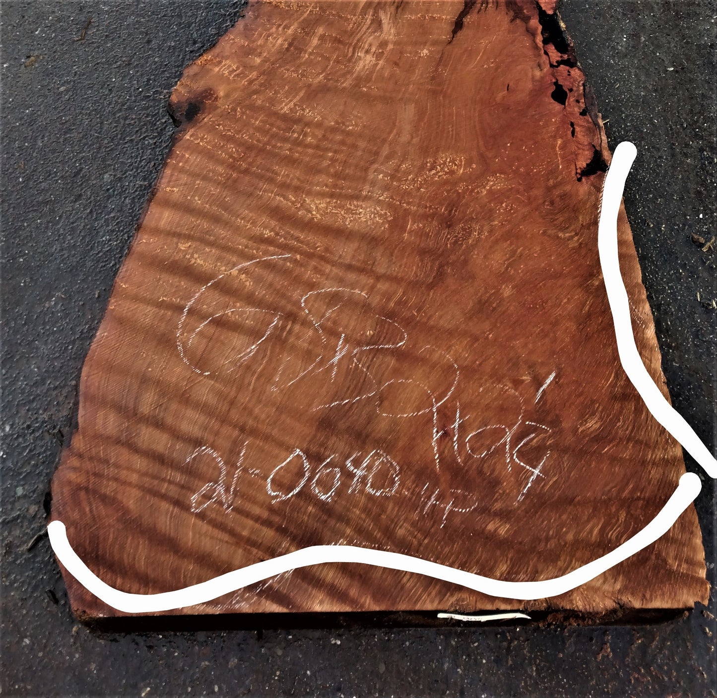 old growth | curly redwood burl | live edge | DIY craft wood | 21-0640-BS