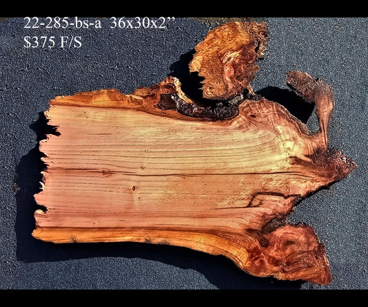 live edge slab | redwood burl | DIY wood craft | river table | 22-285