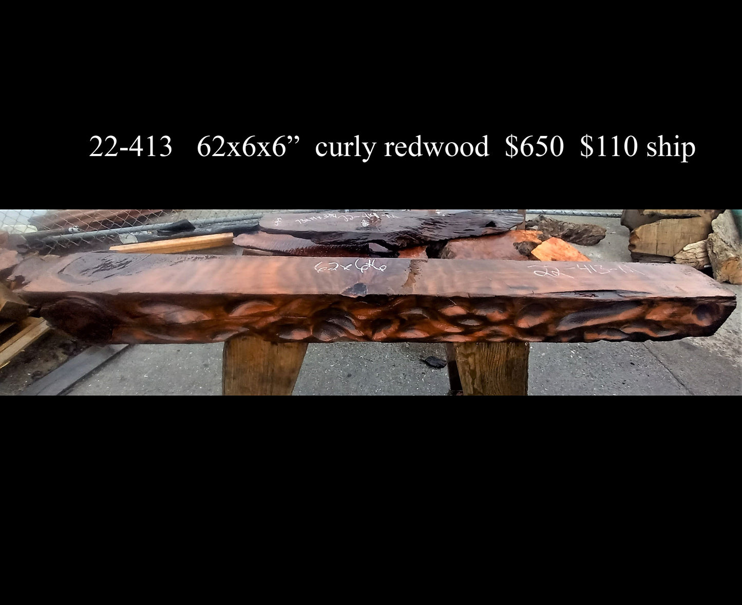 fireplace mantel | live edge shelf | DIY crafts | redwood | 22-413