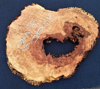 Maple burl | cookie cut | DIY crafts | River table | 22-45-bs