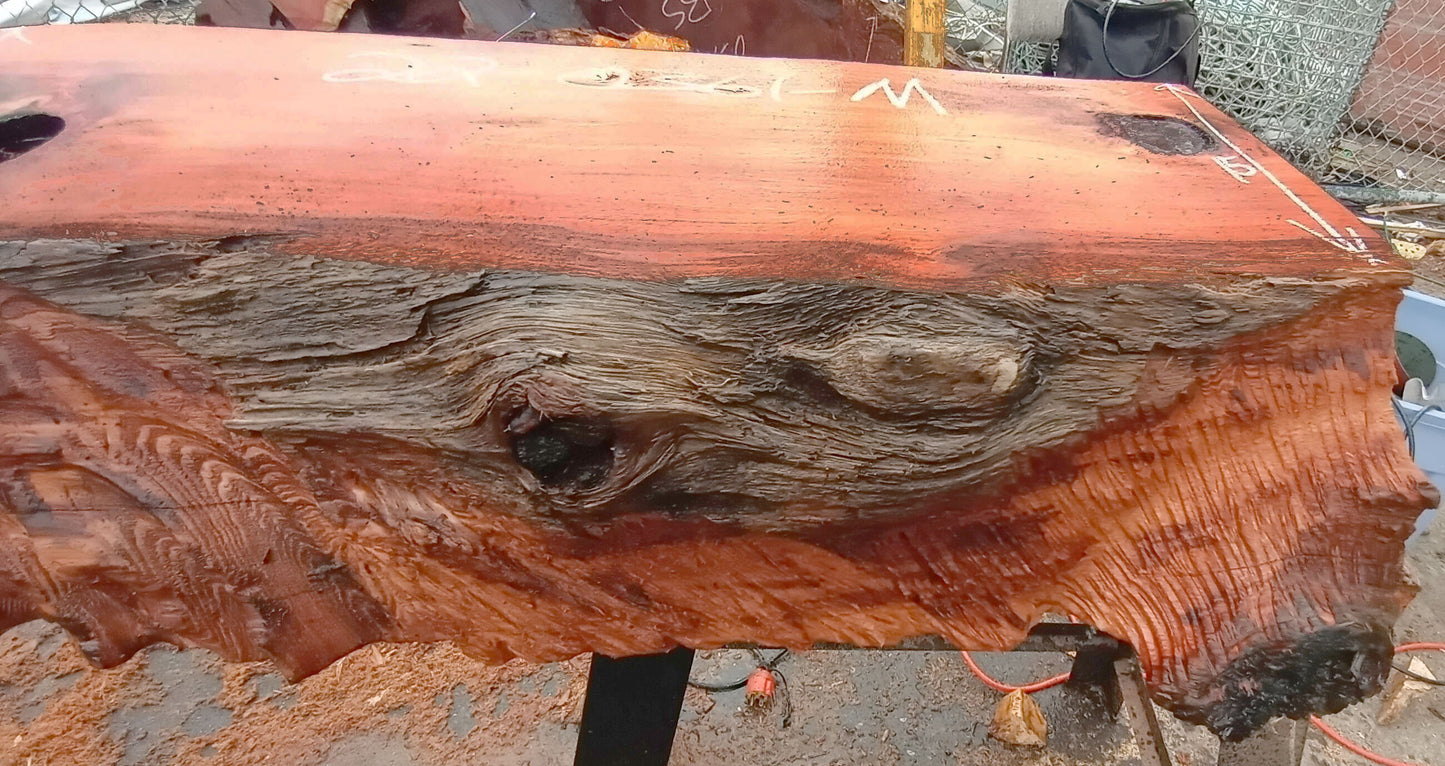 old growth | redwood burl | mantel | DIY craft wood | live edge | 22-0361-MT