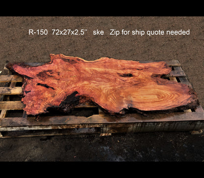 redwood burl | live edge slab | DIY wood crafts | r-150