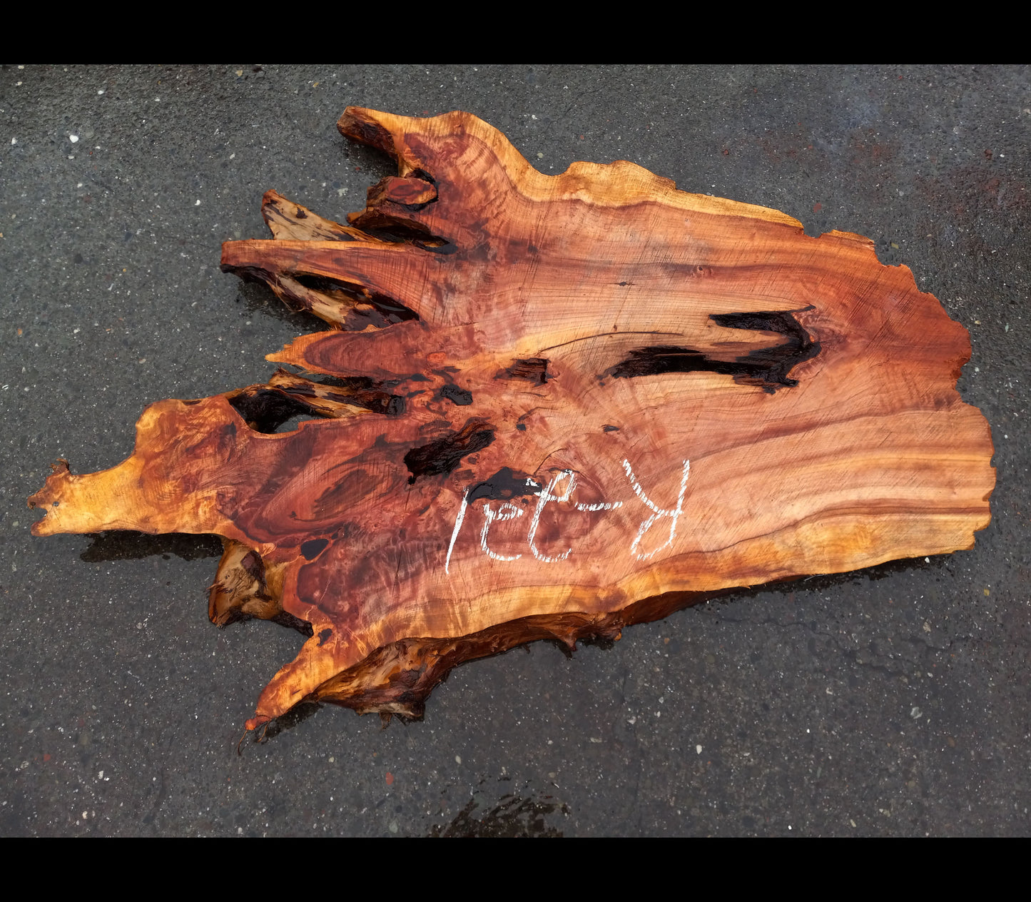 live edge redwood | burl slab | river table | DIY wood crafts | R-221
