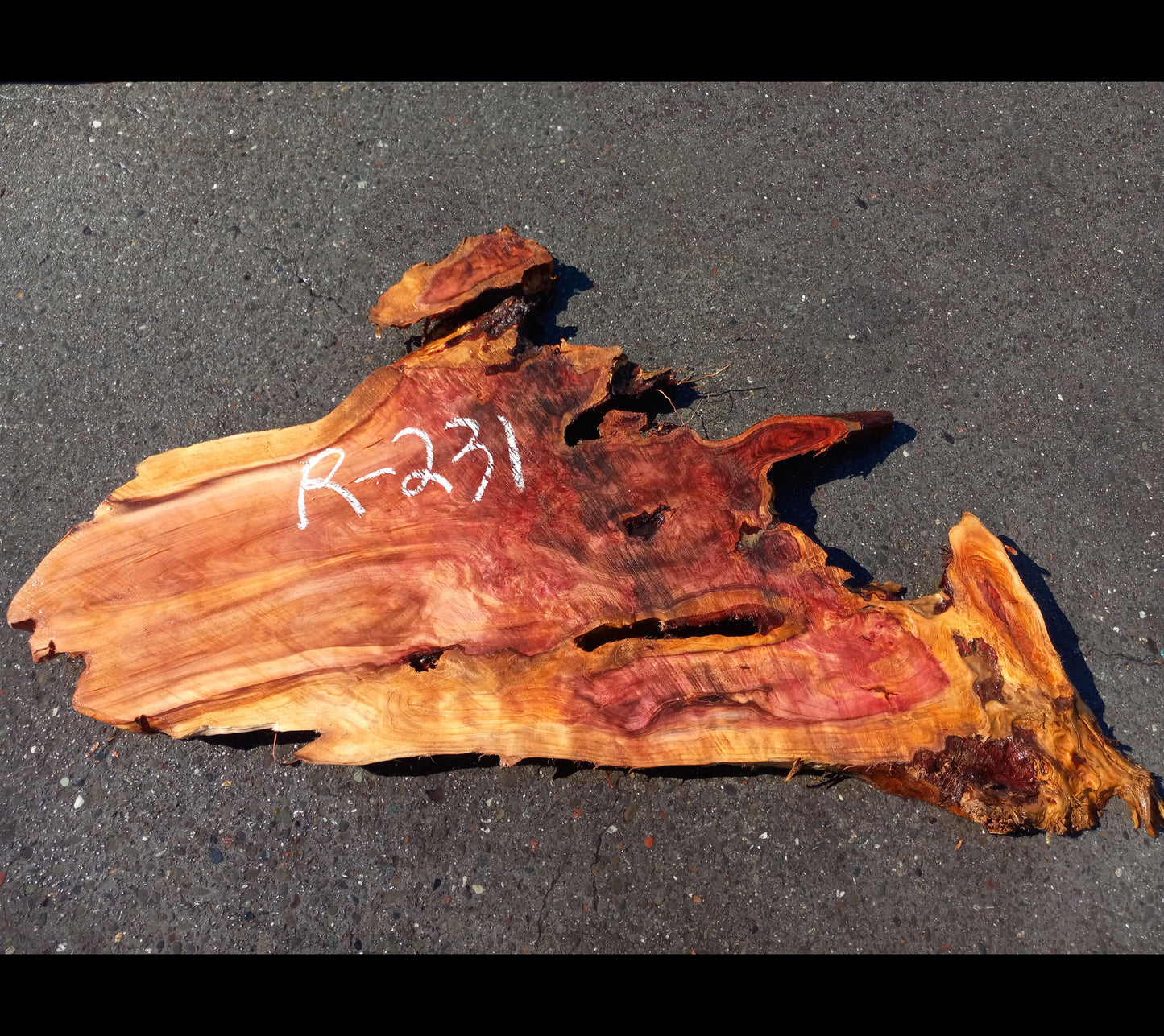 redwood slab | live edge wood | DIY wood crafts | river table | R-231