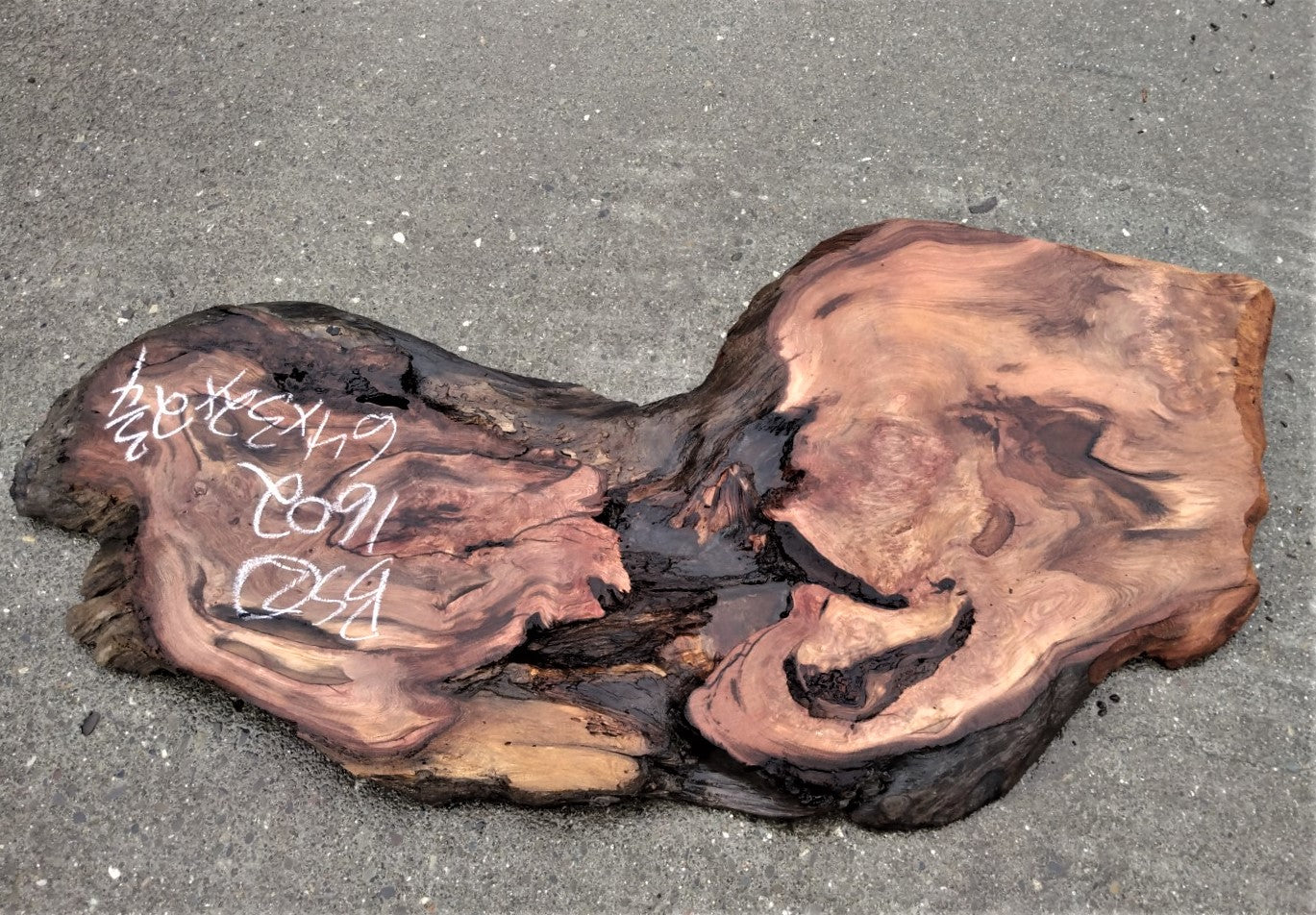 Live edge redwood | burl table | craft woods | bsz1602