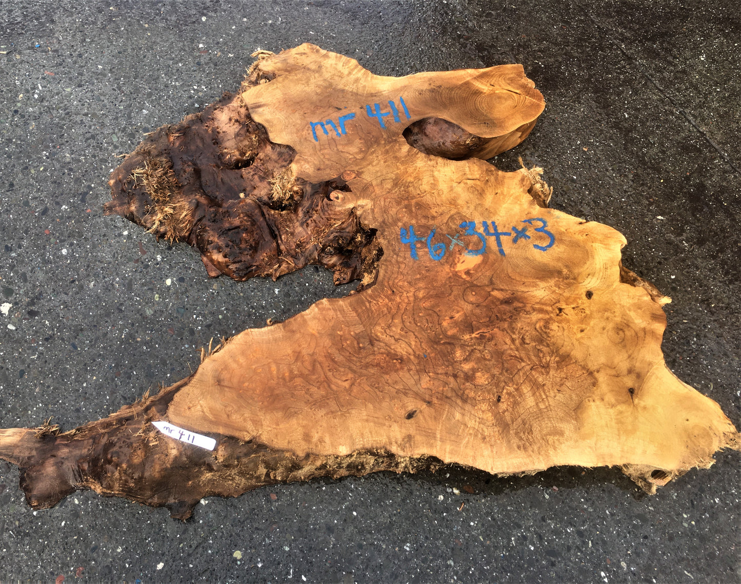 Live edge | Myrtle burl | River table | resin table | DIY craft wood | MR-411