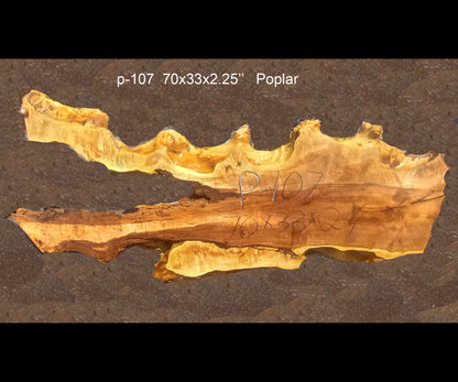 epoxy river table | Poplar slab | DIY crafts | P-107