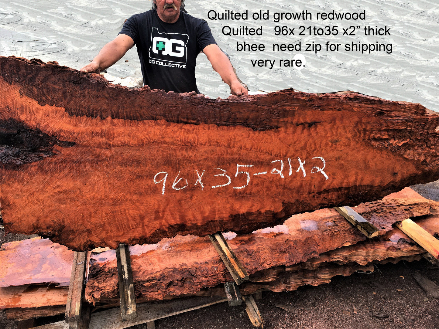 quitted redwood | live edge slab | rustic desk | DIY crafts | quilted-1