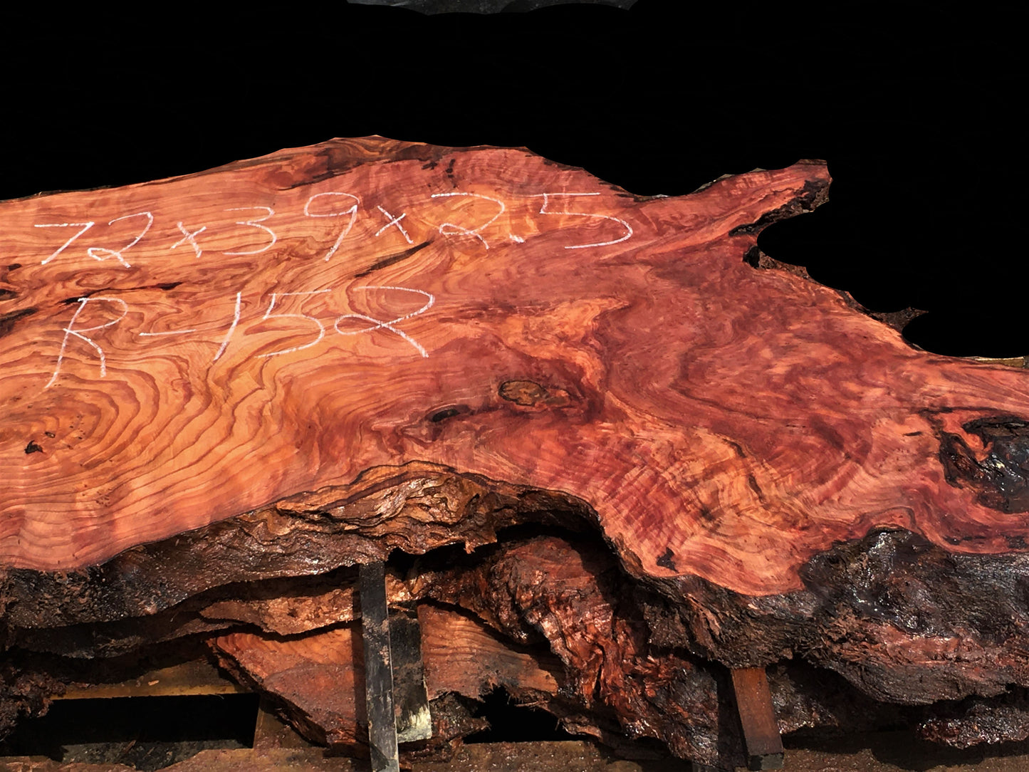 redwood burl slab | DIY crafts | live edge table | R-152