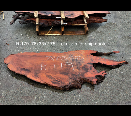 Live edge |  redwood slab | river table | DIY crafts | burl table | r-179
