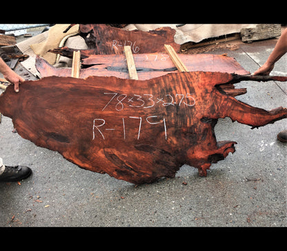 Live edge |  redwood slab | river table | DIY crafts | burl table | r-179