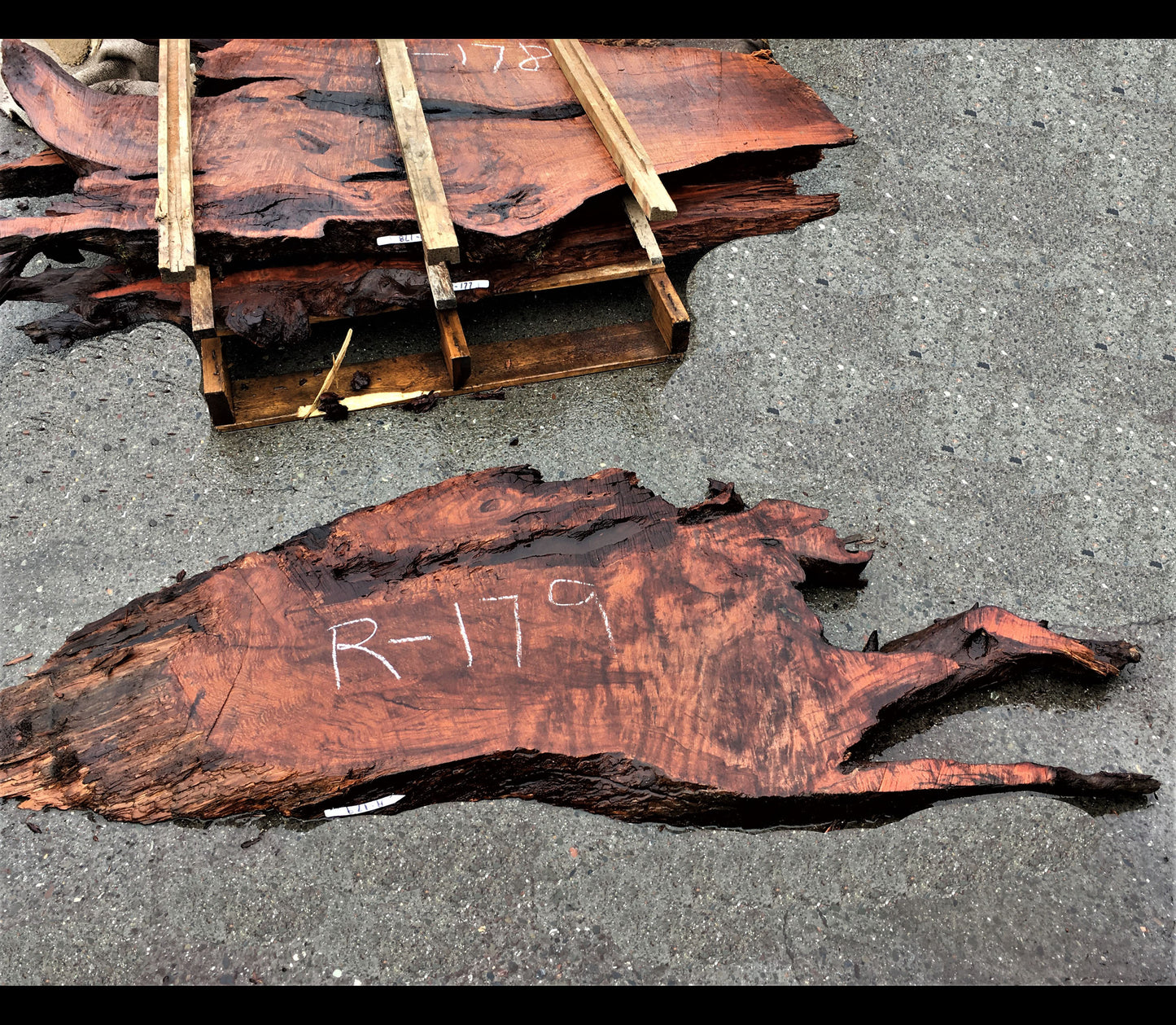 Live edge |  redwood slab | river table | DIY crafts | burl table | r-179