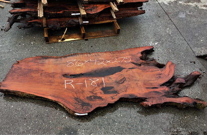 Live edge slab | river table | DIY crafts | redwood headboard | R-181