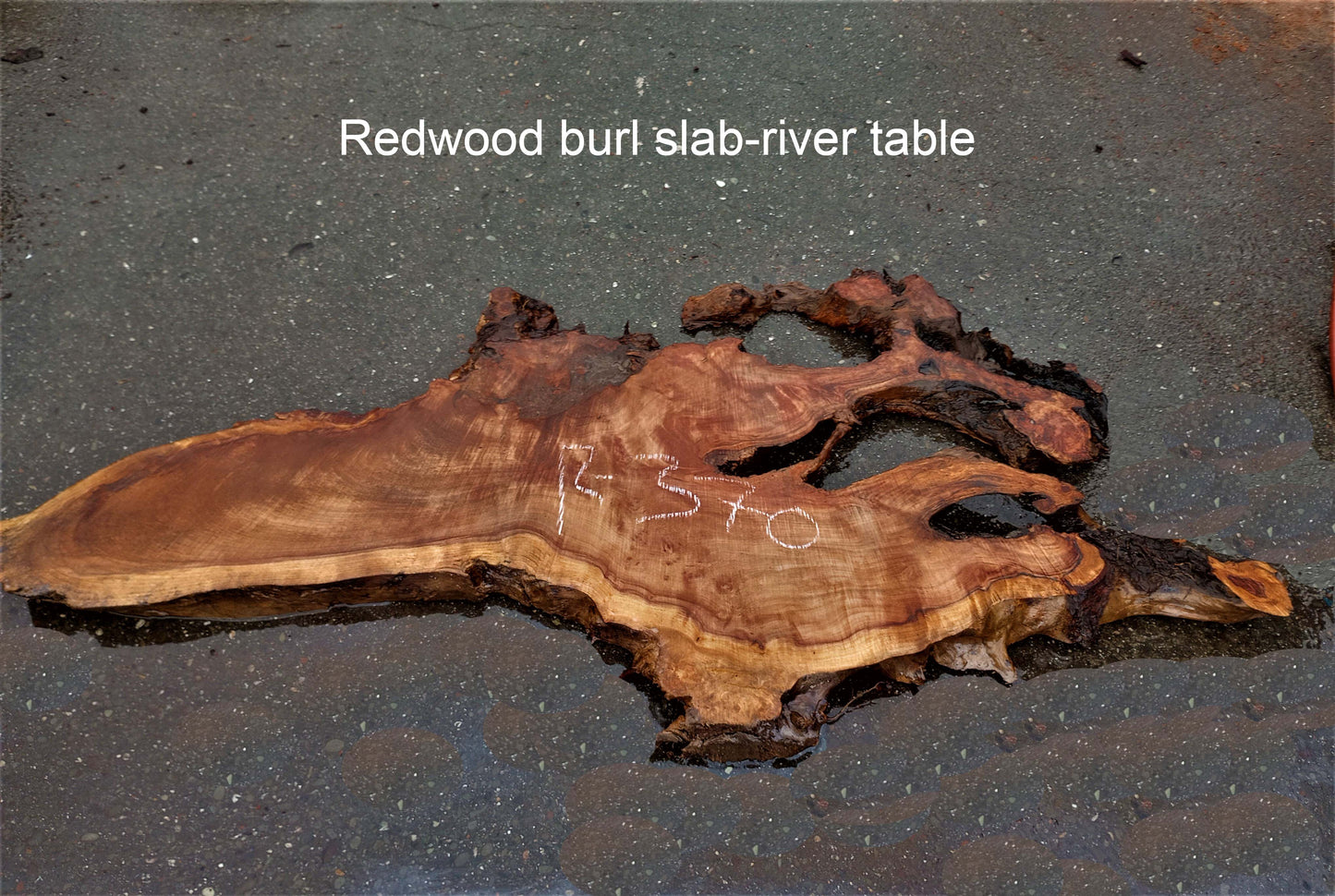 redwood burl slab | epoxy river table | Headboard | DIY wood crafts | r-370