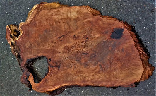 old growth redwood | live edge slab | dining table | DIY crafts | R-41a