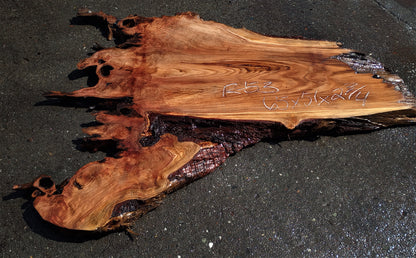 redwood burl slab | live edge slab | DIY wood crafts | Bar counter | r-53