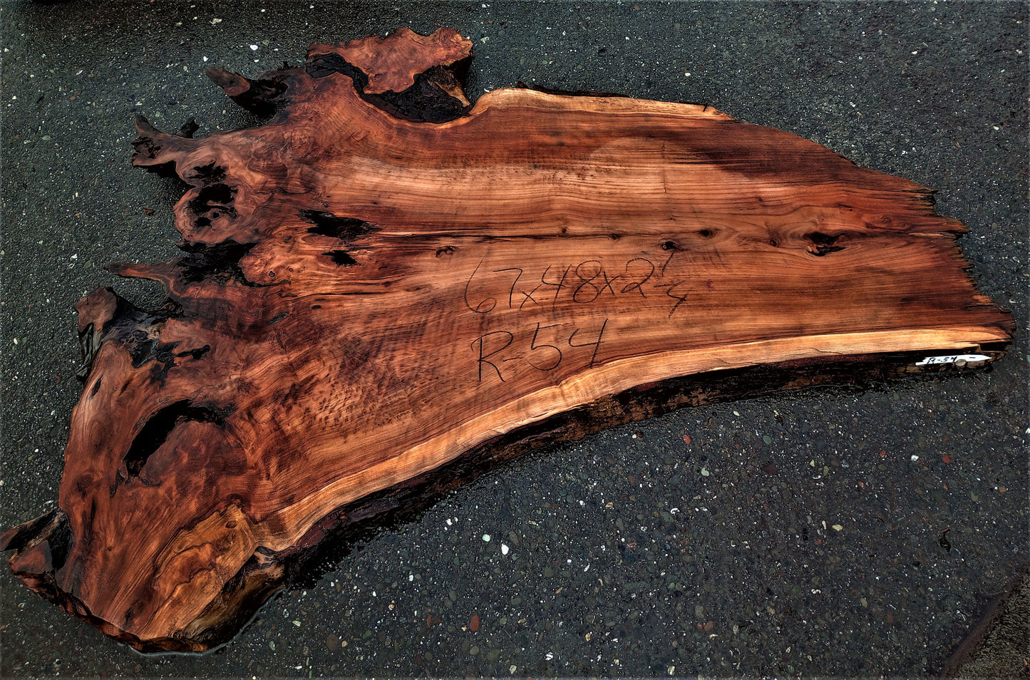 redwood burl slab | live edge slab | DIY wood crafts | Bar counter | r-54