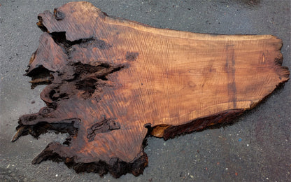redwood burl slab | live edge slab | DIY wood crafts | Bar counter | r-54