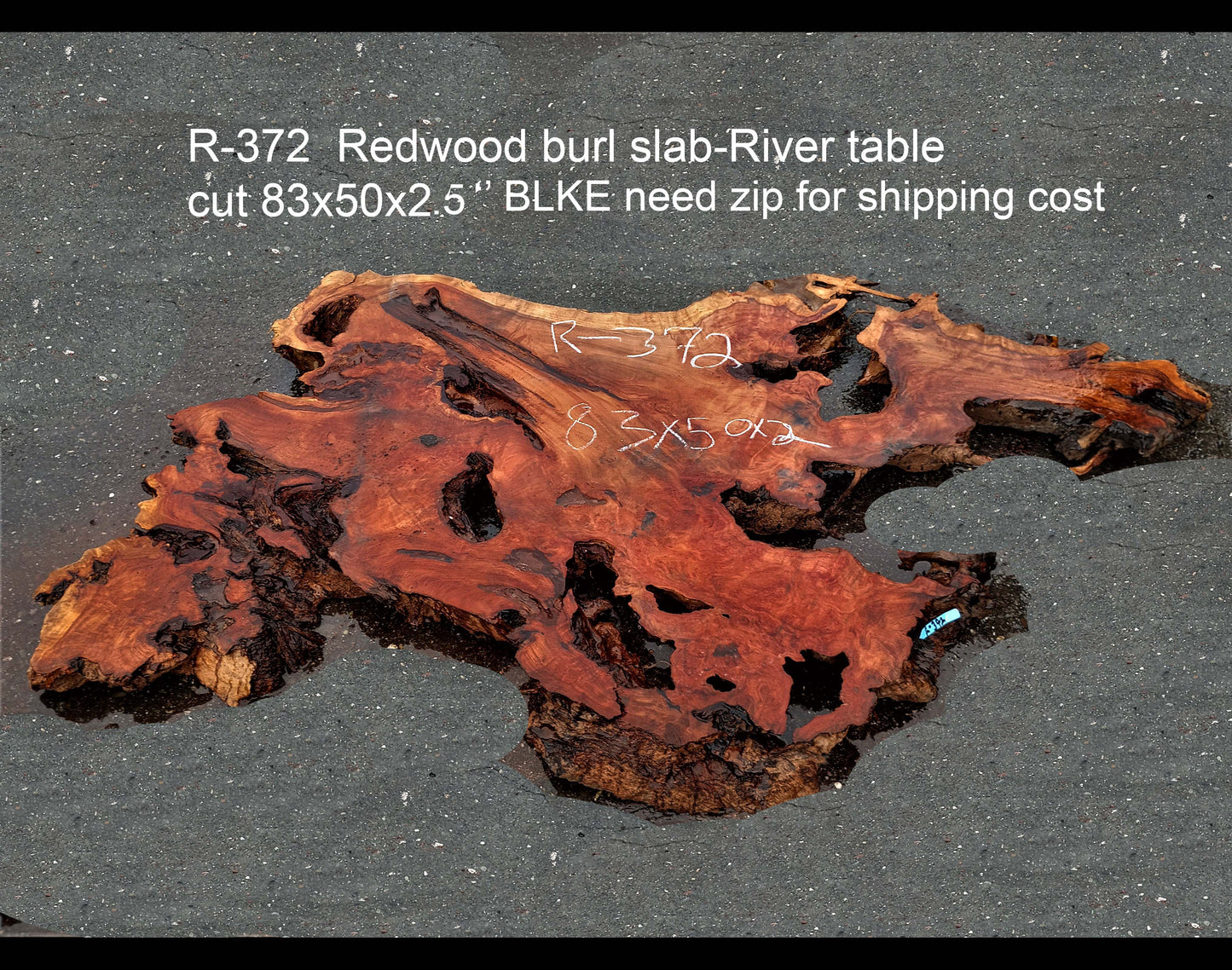 redwood burl slab | epoxy river table | Headboard | DIY wood crafts | r-372