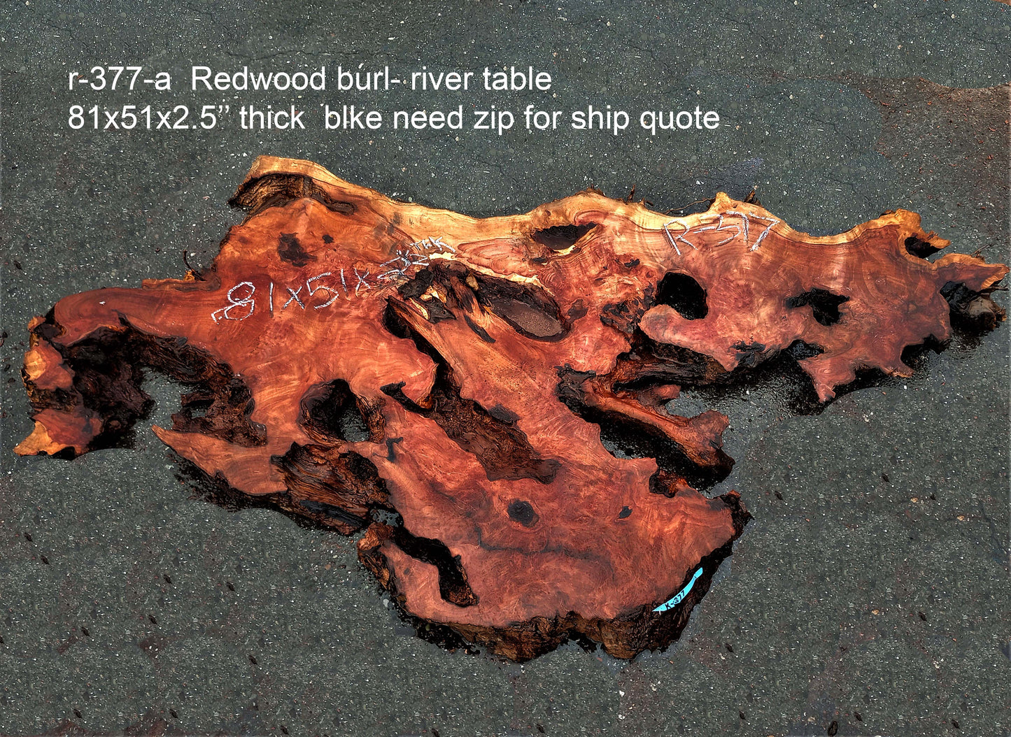 redwood burl slab | epoxy river table | Headboard | DIY wood crafts | r-377