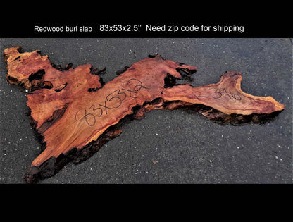 redwood burl slab | epoxy river table | Headboard | DIY wood crafts | r-396